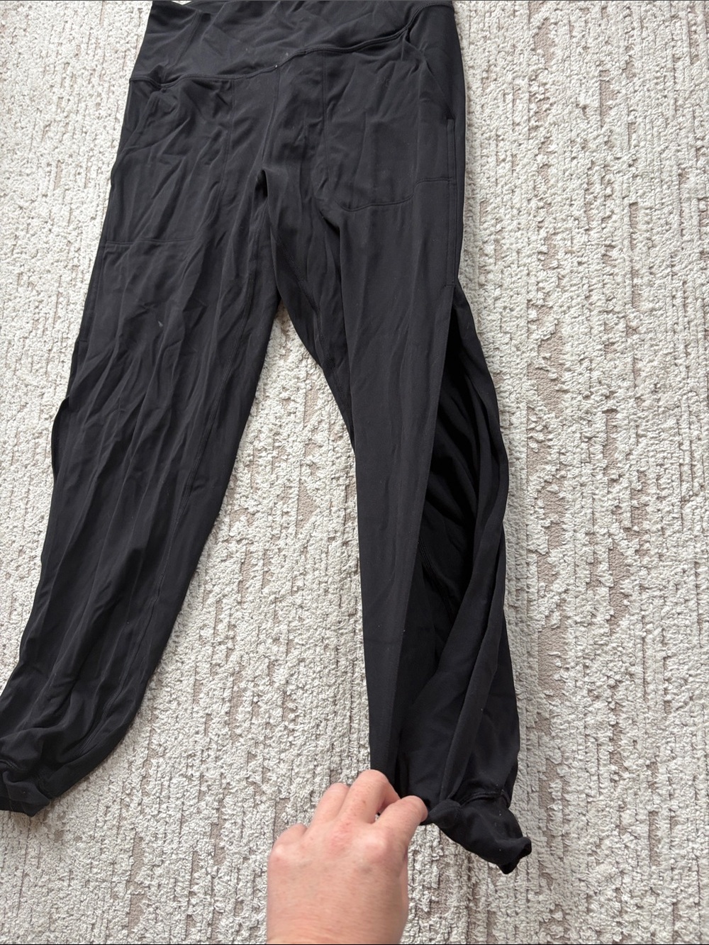 lululemon athletica Black Track Joggers